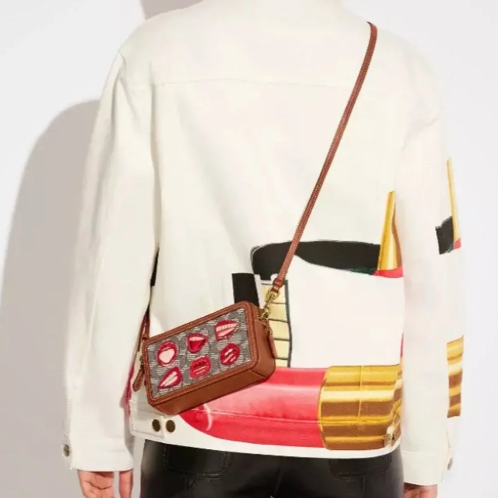 Coach X Tom Wesselmann Kira Crossbody In Signature Textile Jacquard NWT
